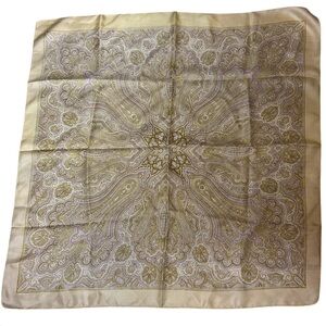 Scarf made in England liberty of london square silky satiny feel scarf paisley